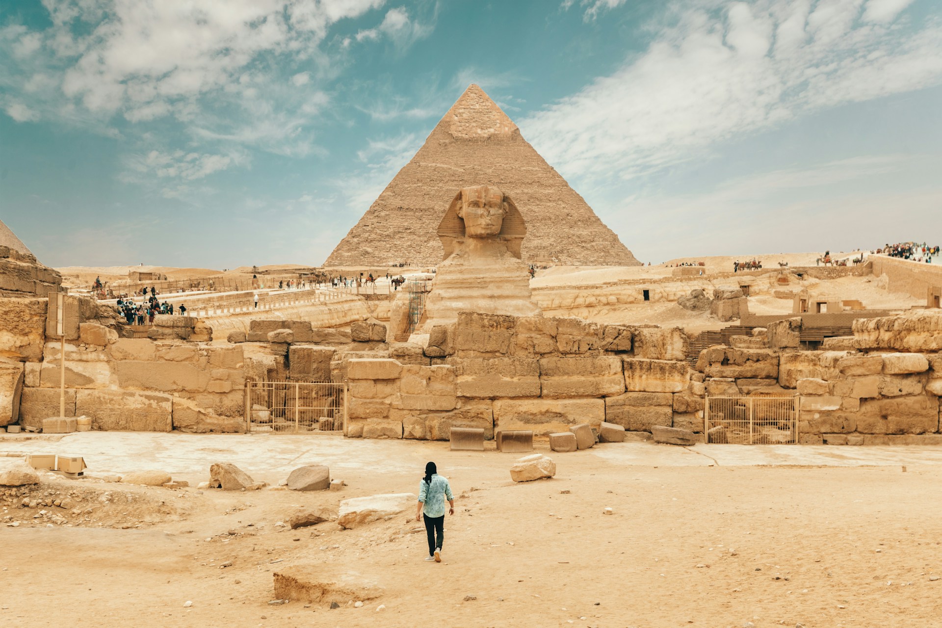Pyramides de Gizeh et le Sphinx